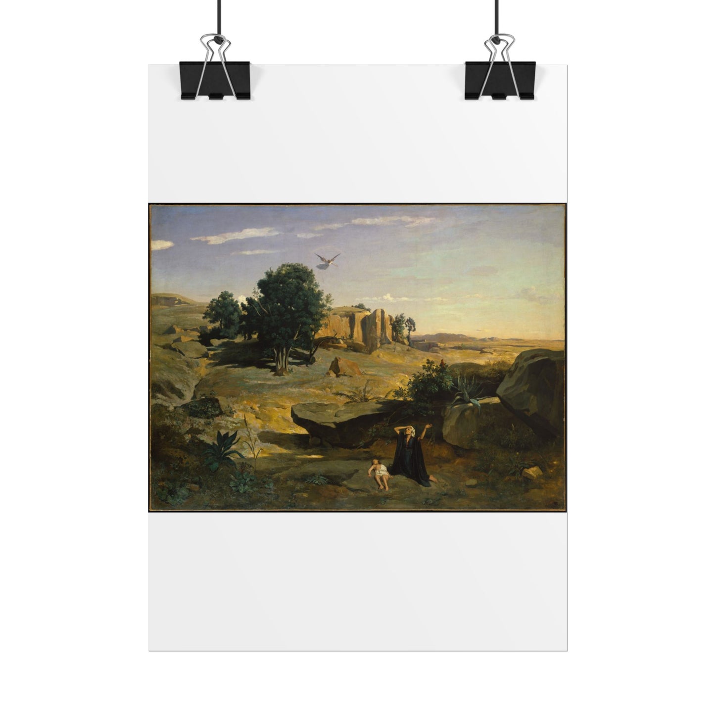 Hagar in the Wilderness - Camille Corot