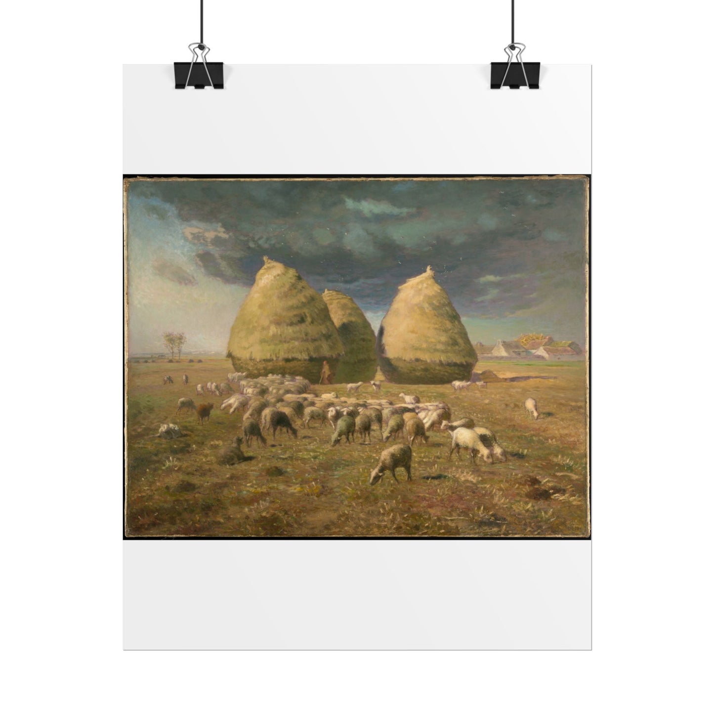 Haystacks: Autumn - Jean-François Millet