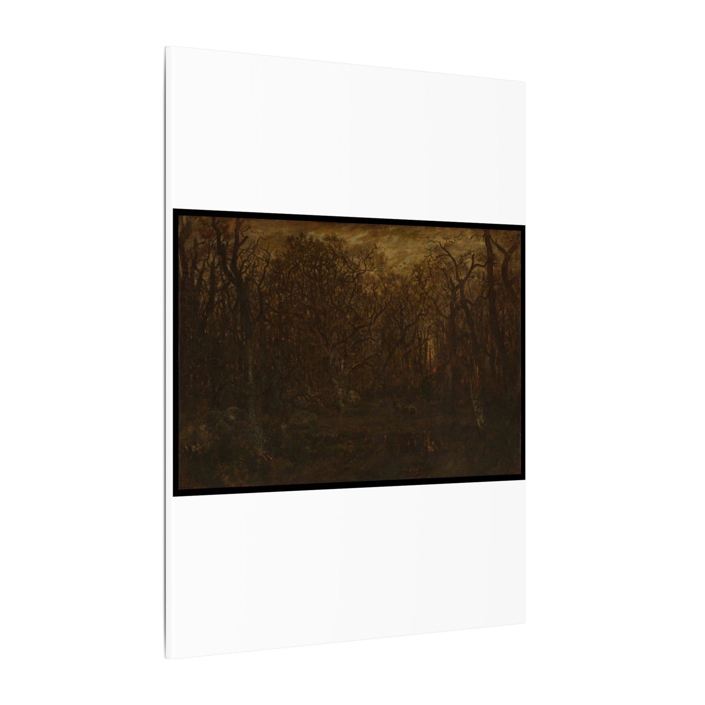 The Forest in Winter at Sunset - Théodore Rousseau