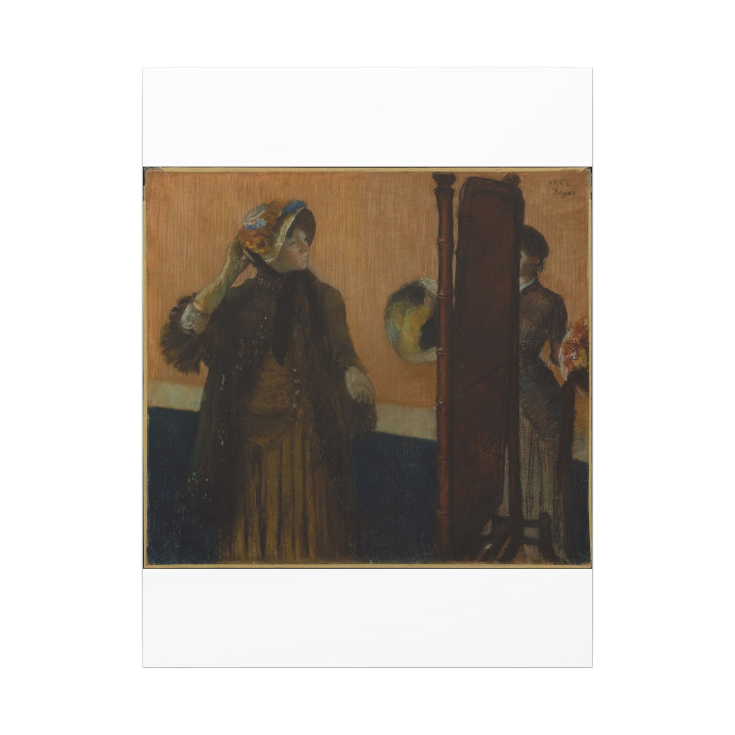 At the Milliner's - Edgar Degas