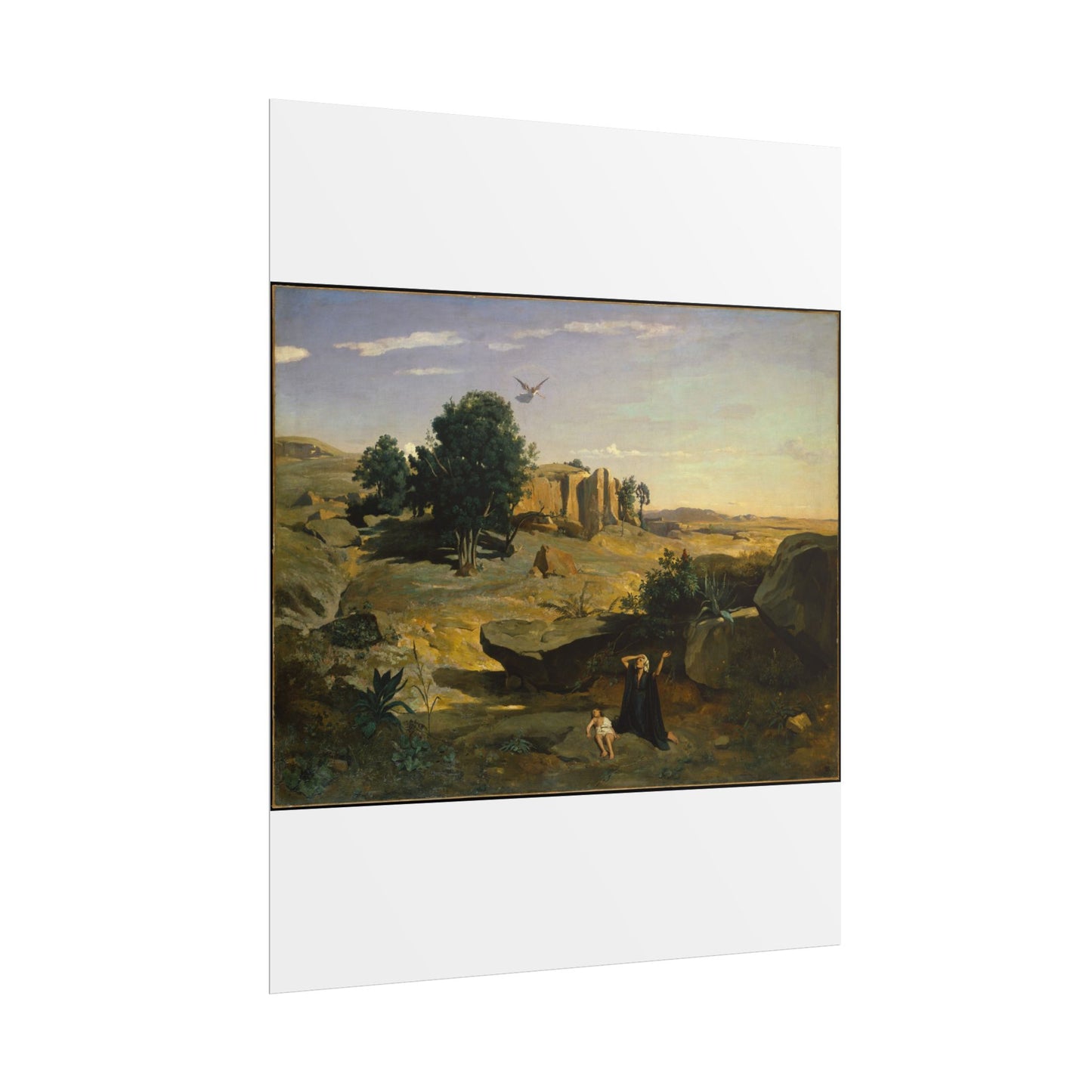 Hagar in the Wilderness - Camille Corot