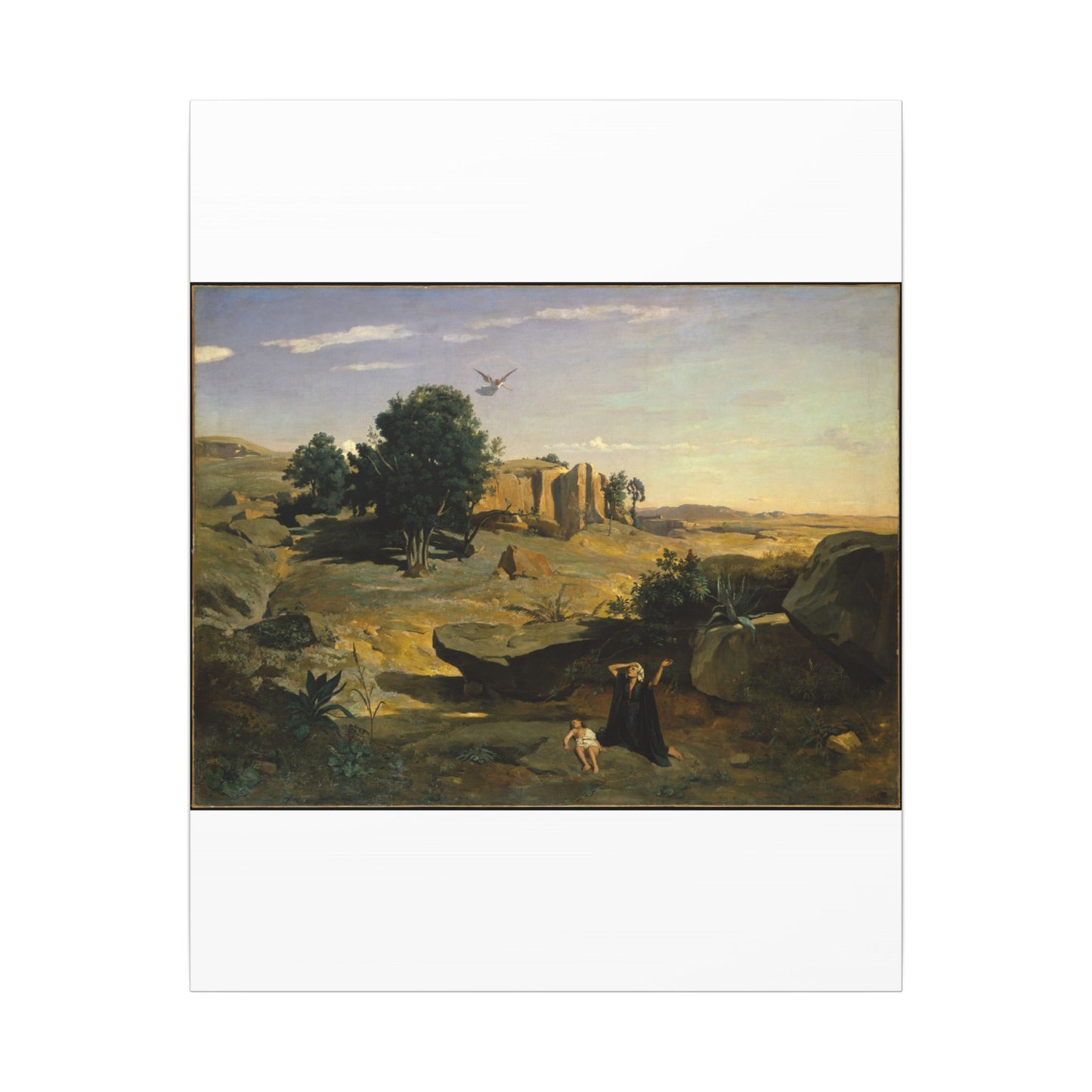Hagar in the Wilderness - Camille Corot