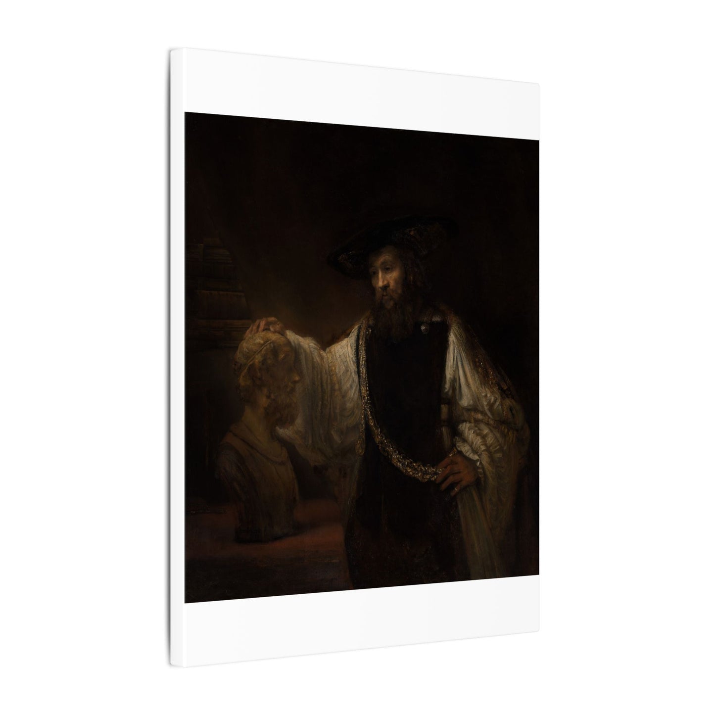 Aristotle with a Bust of Homer - Rembrandt van Rijn