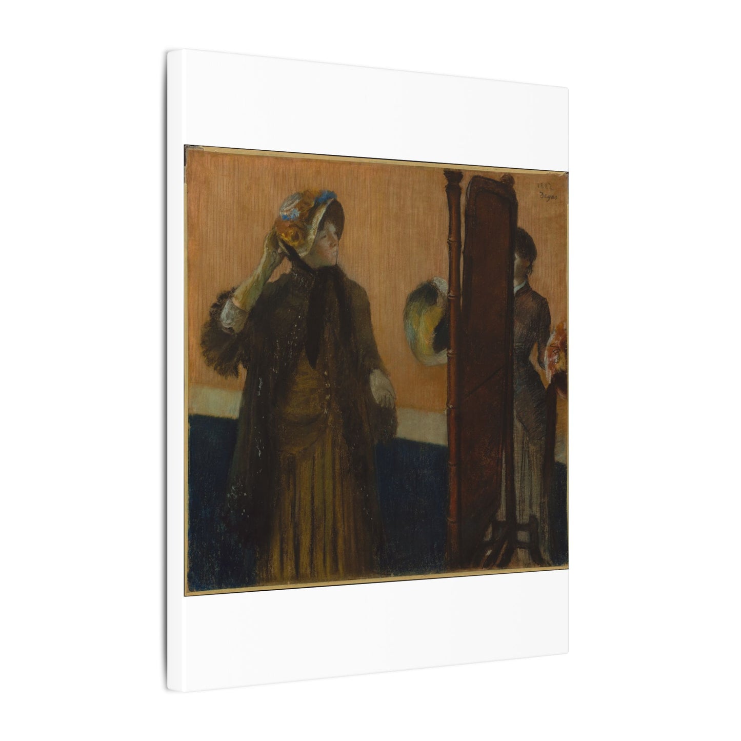 At the Milliner's - Edgar Degas