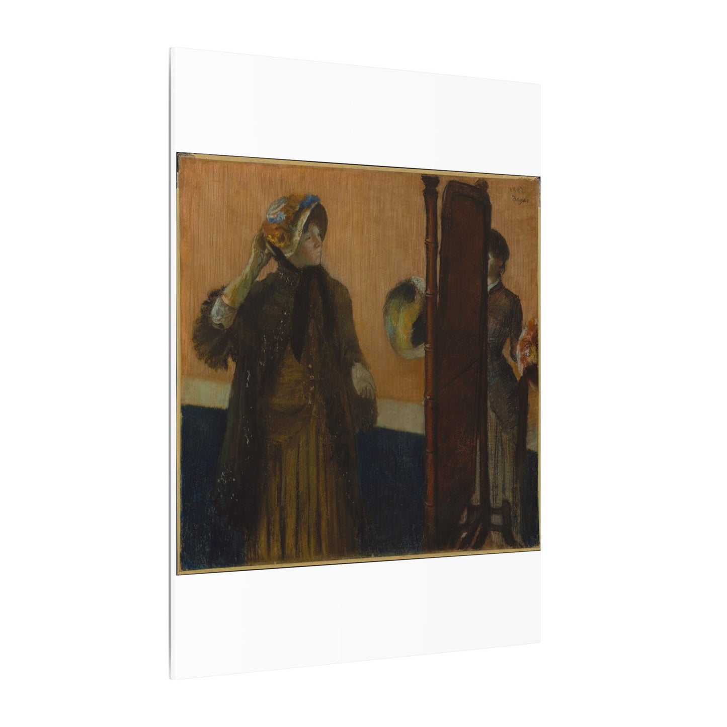 At the Milliner's - Edgar Degas