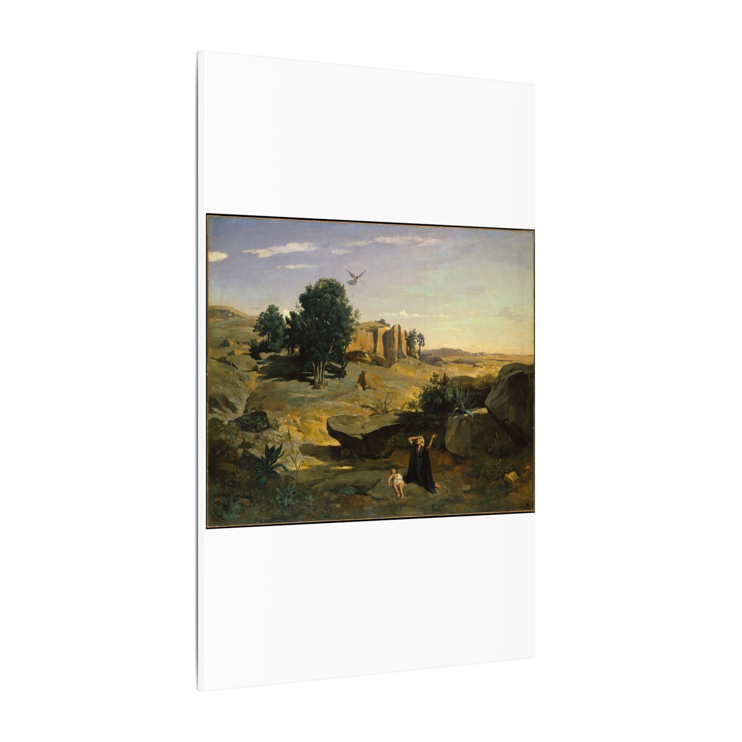 Hagar in the Wilderness - Camille Corot