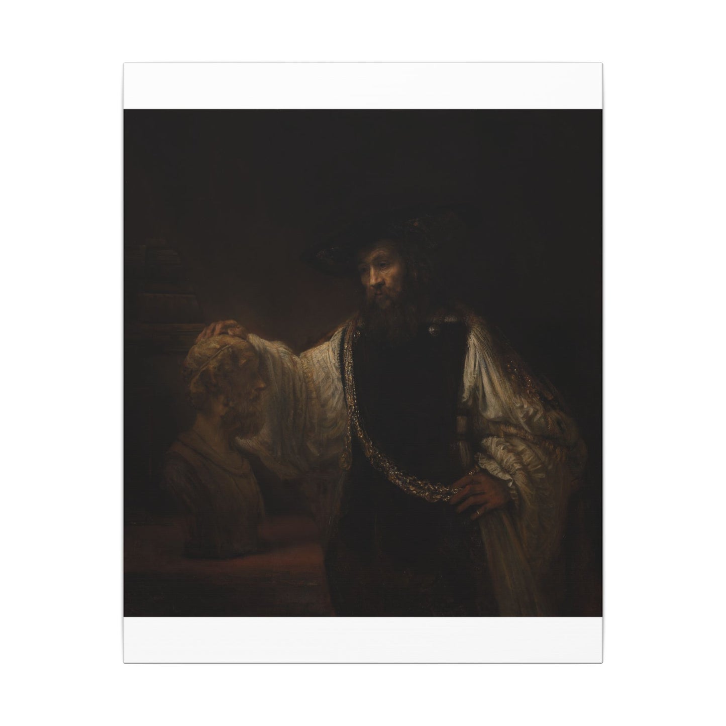 Aristotle with a Bust of Homer - Rembrandt van Rijn