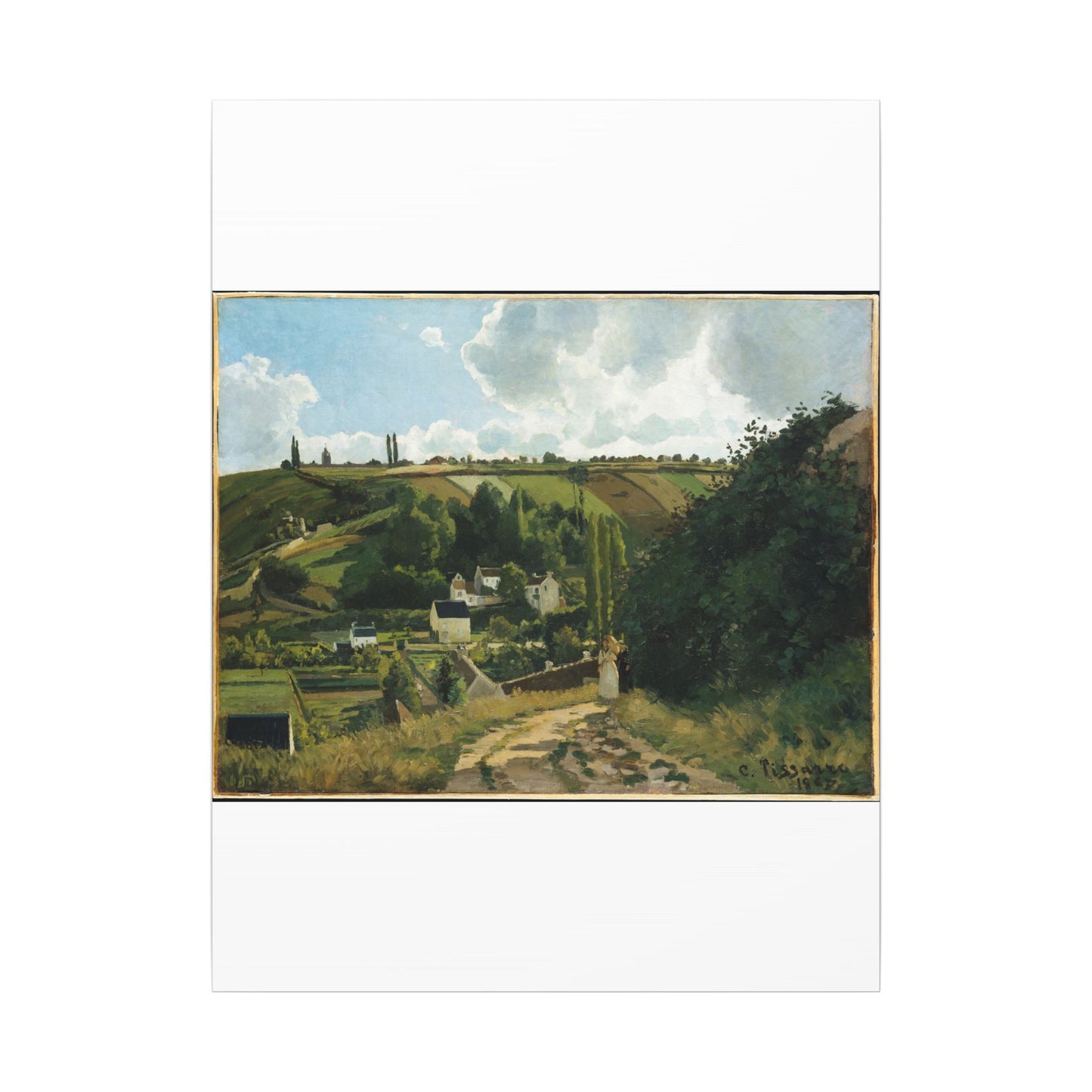 Jalais Hill, Pontoise - Camille Pissarro