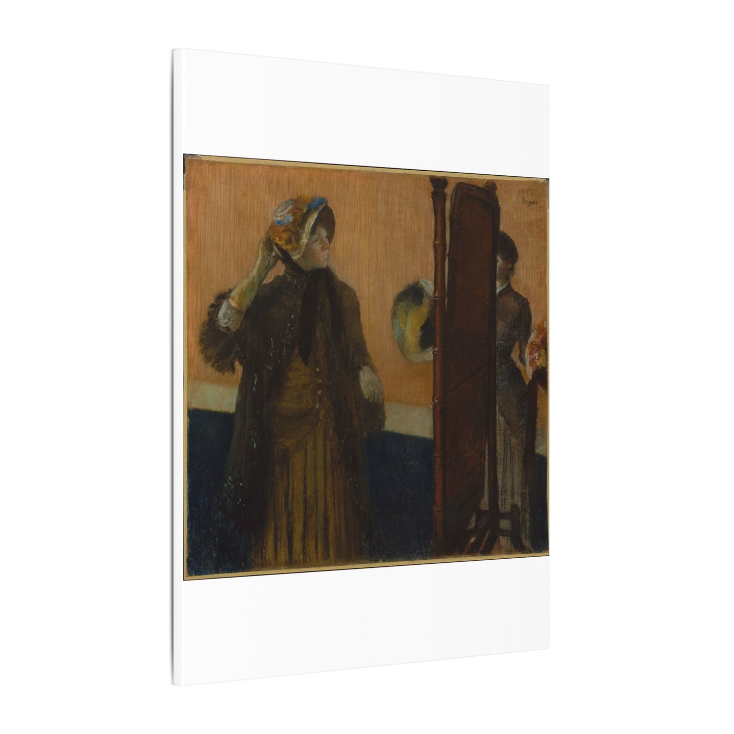 At the Milliner's - Edgar Degas