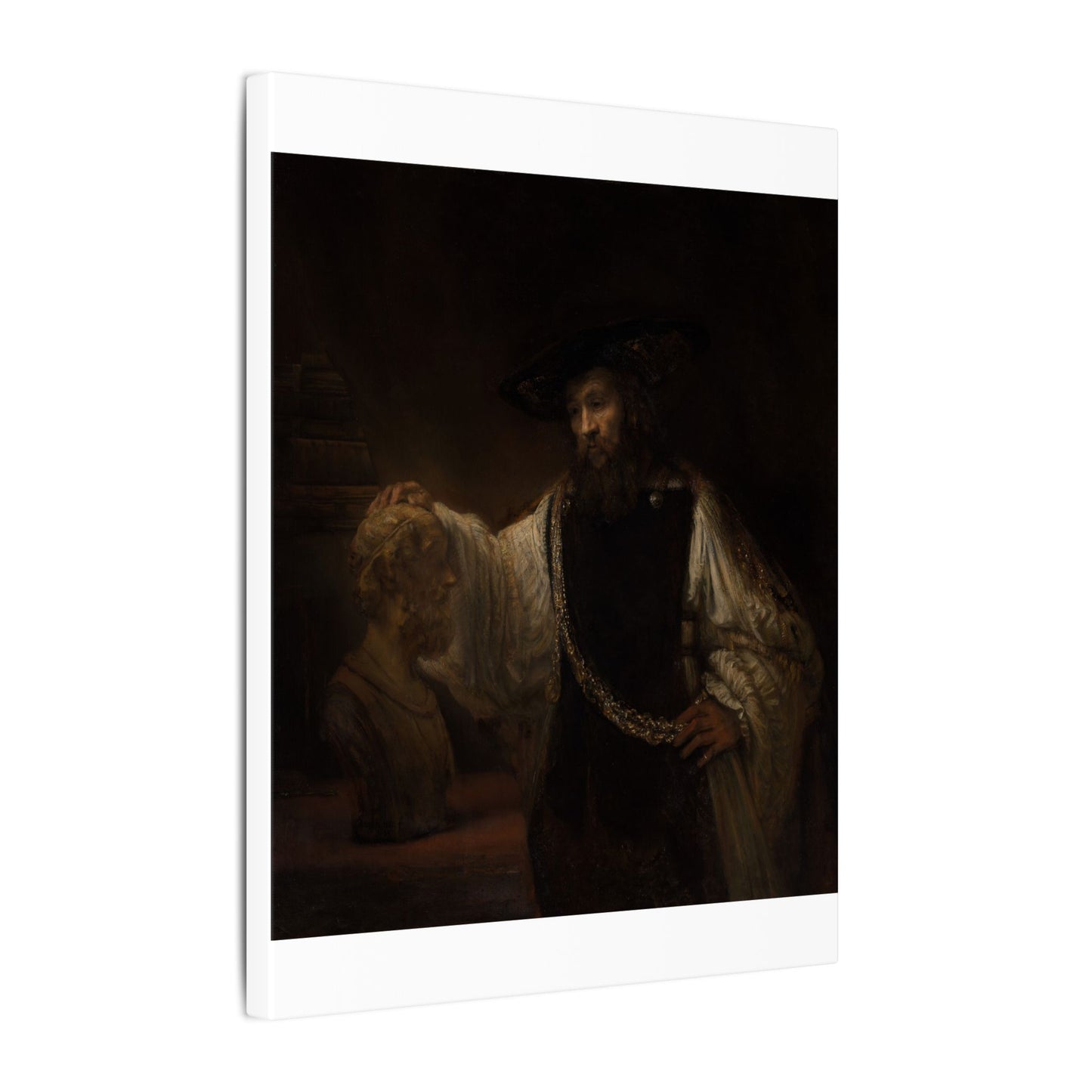 Aristotle with a Bust of Homer - Rembrandt van Rijn