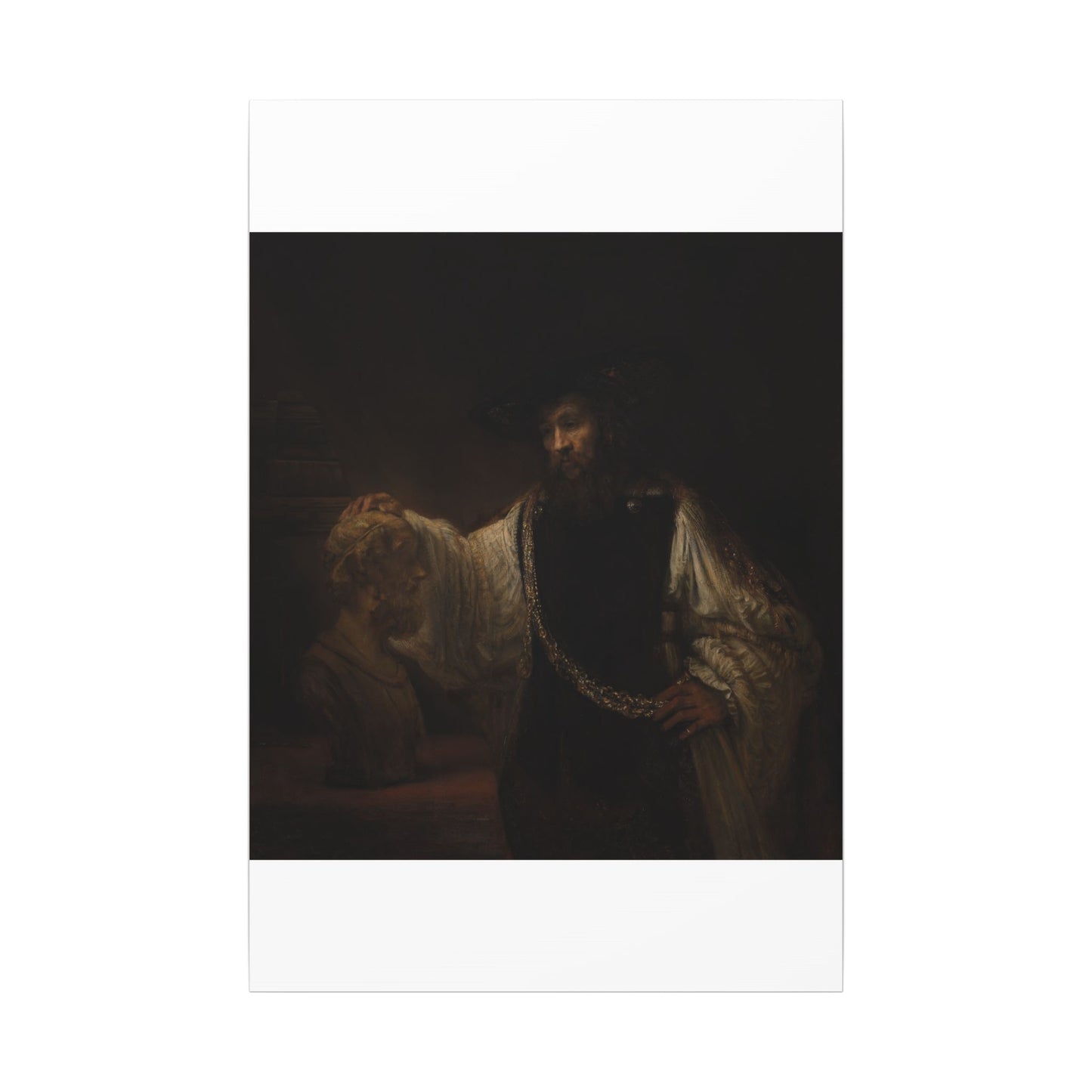 Aristotle with a Bust of Homer - Rembrandt van Rijn