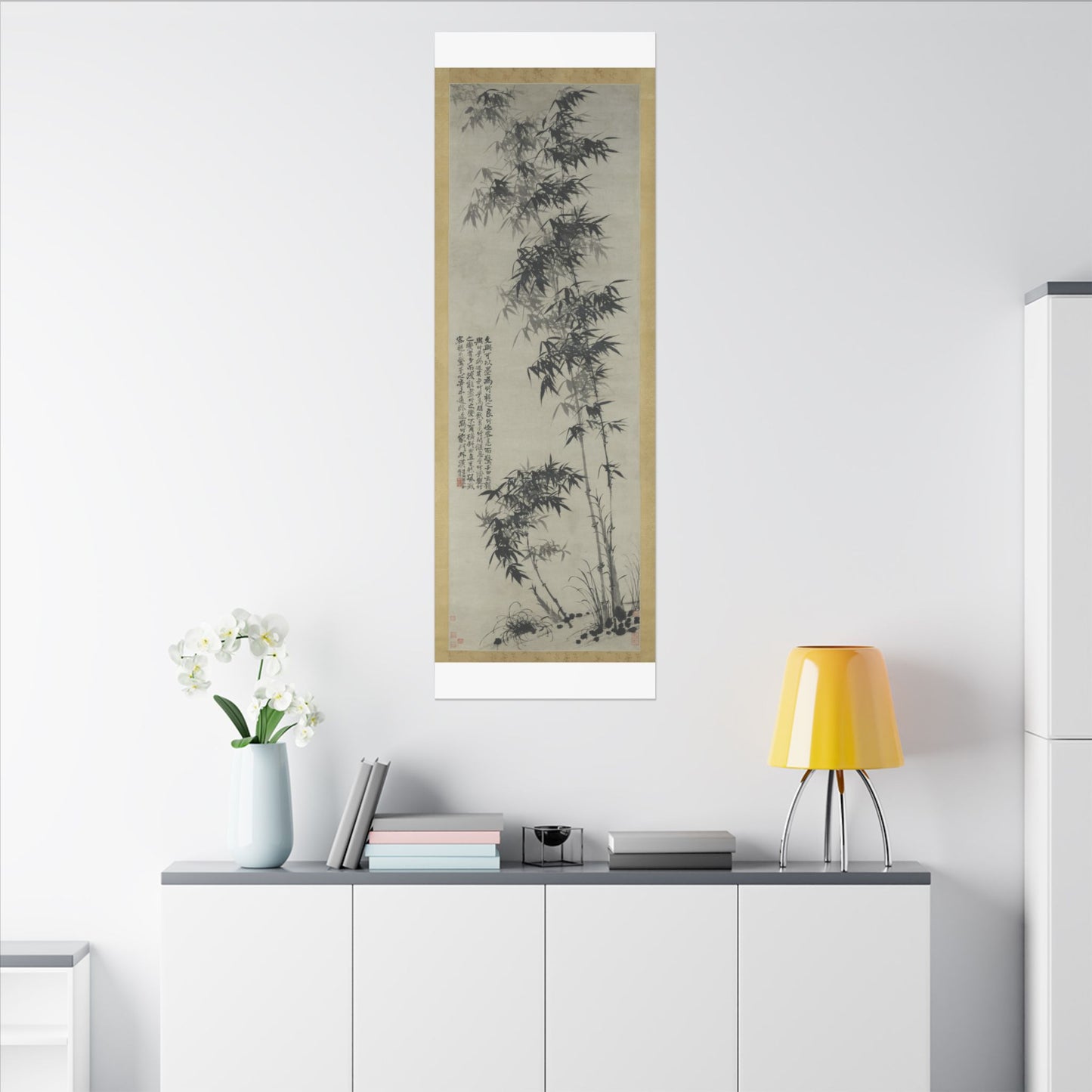 Bamboo in Wind and Rain - Shitao (Zhu Ruoji)
