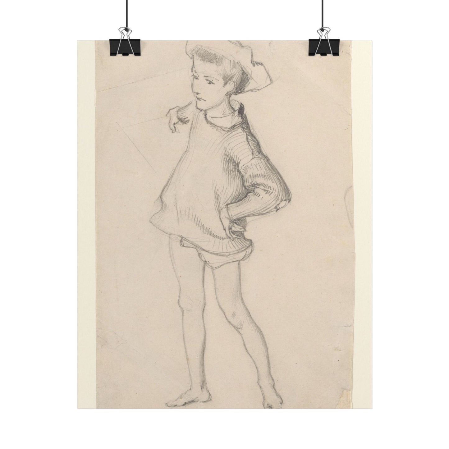 Child, Study for En Route pour la Pêche and Fishing for Oysters at Cancale - John Singer Sargent