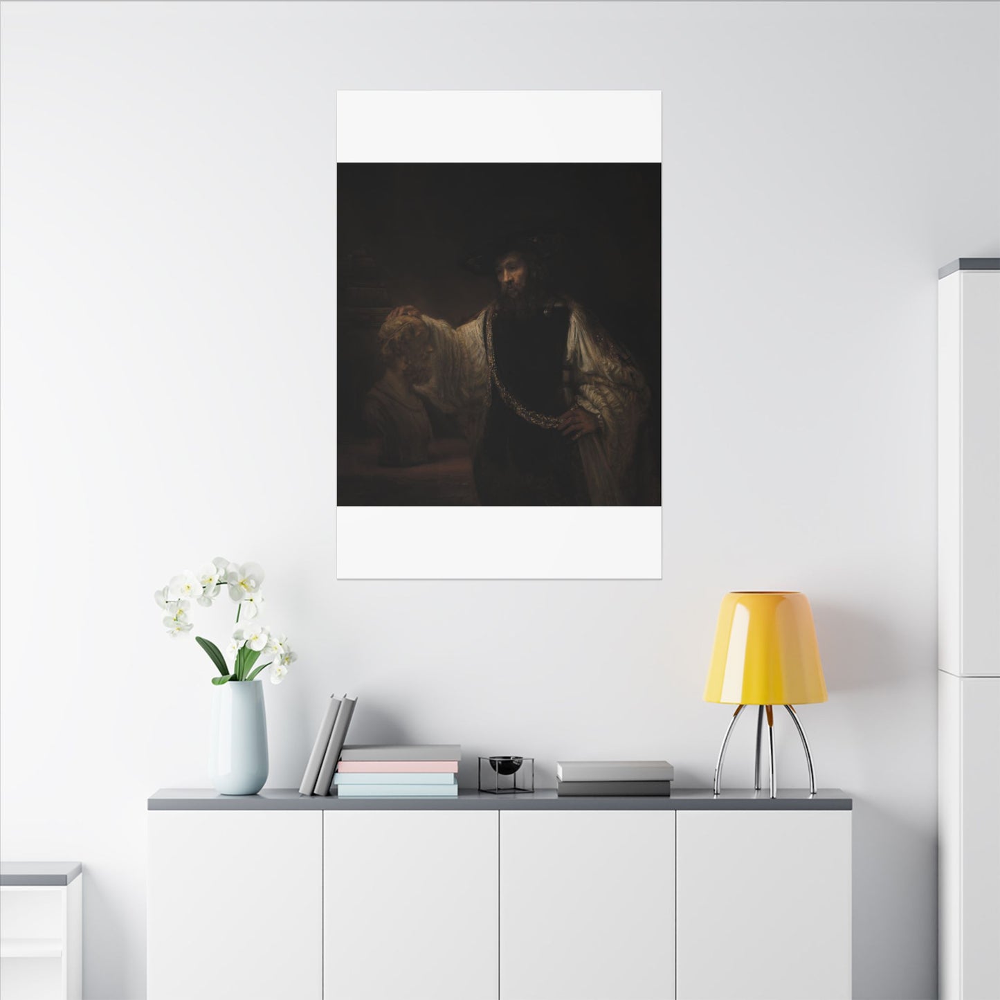 Aristotle with a Bust of Homer - Rembrandt van Rijn