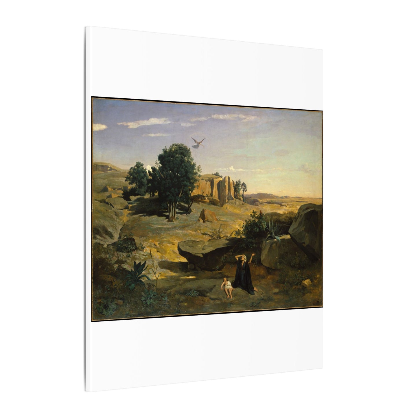 Hagar in the Wilderness - Camille Corot