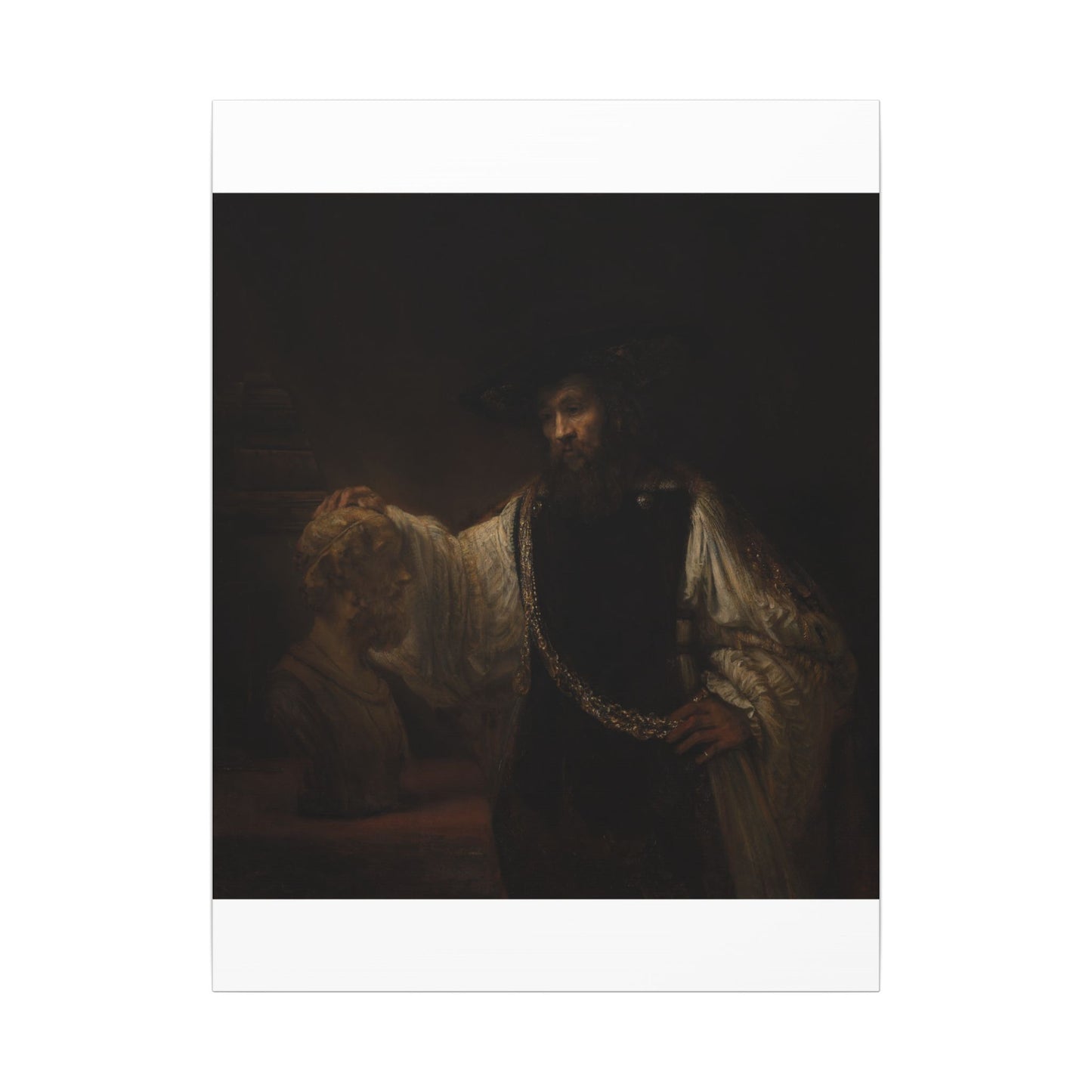 Aristotle with a Bust of Homer - Rembrandt van Rijn