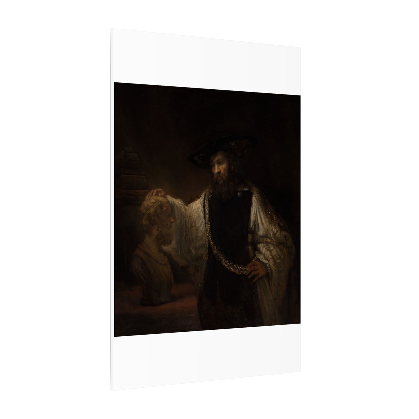 Aristotle with a Bust of Homer - Rembrandt van Rijn