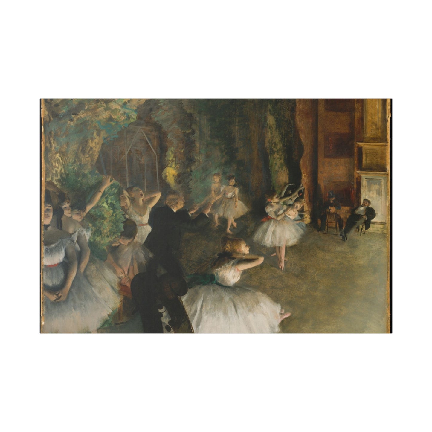 The Rehearsal of the Ballet Onstage