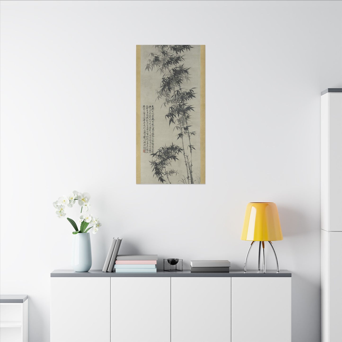 Bamboo in Wind and Rain - Shitao (Zhu Ruoji)