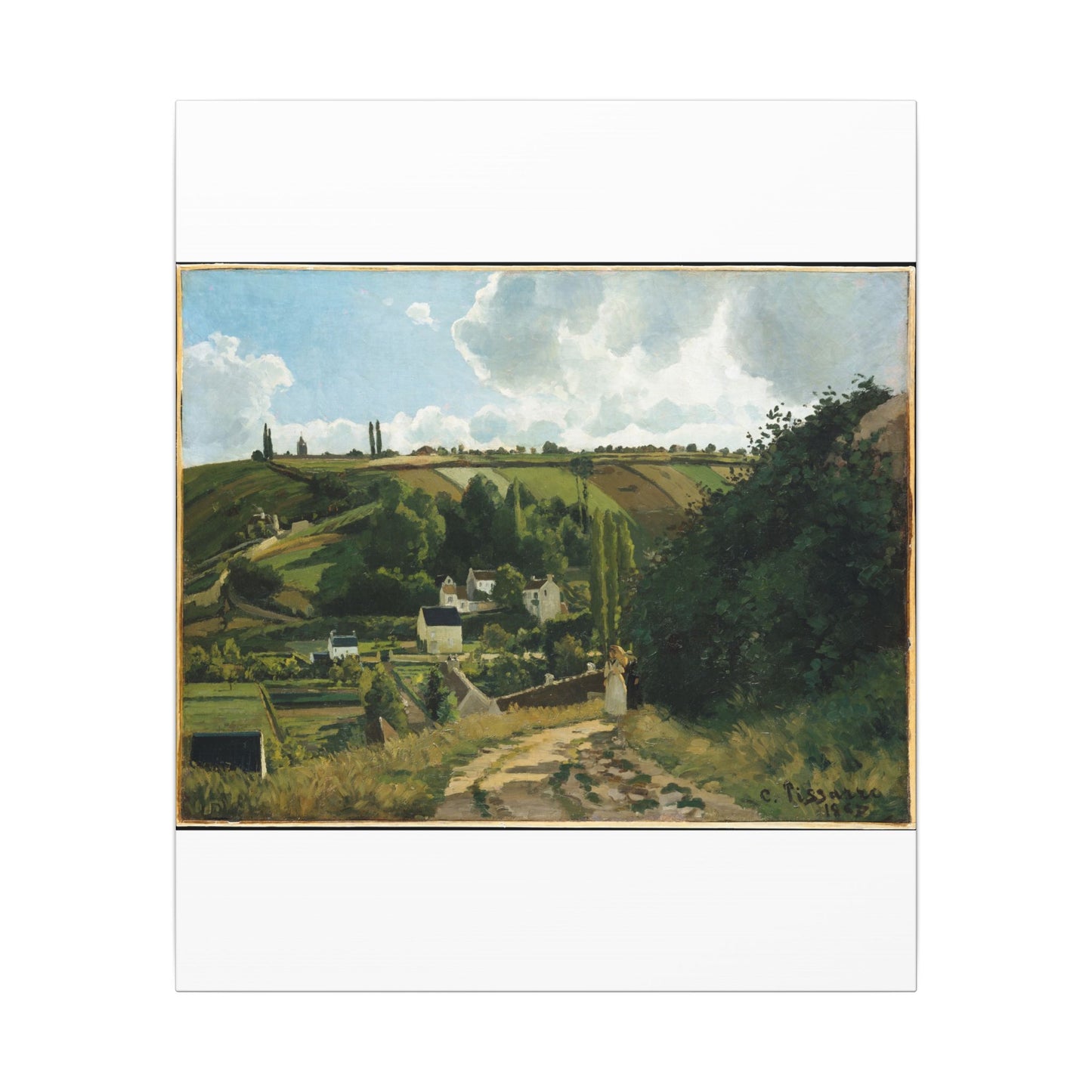 Jalais Hill, Pontoise - Camille Pissarro