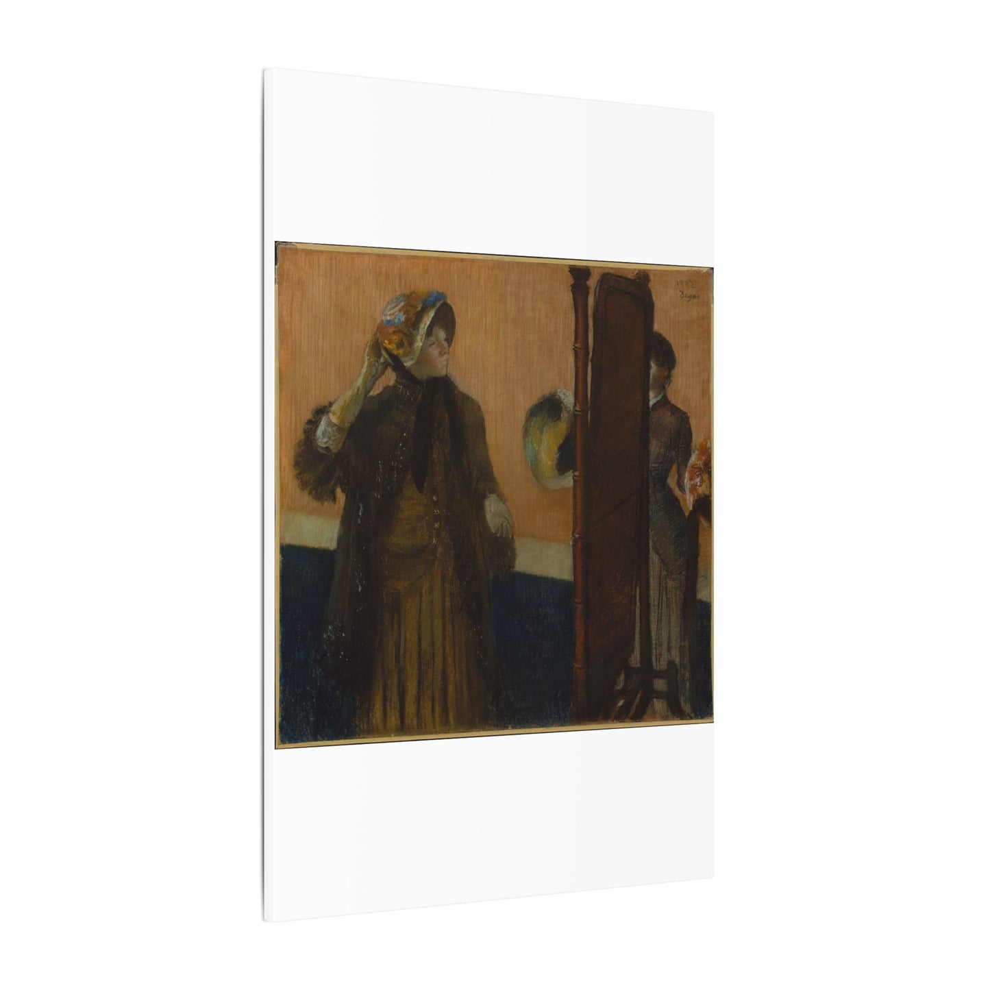 At the Milliner's - Edgar Degas