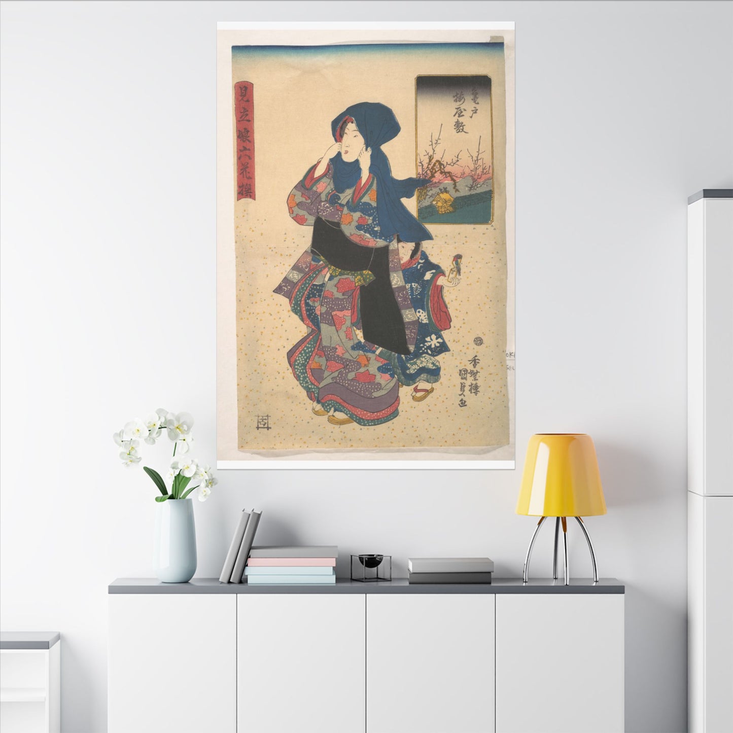 Six Poetic Sages as Young Women at the Plum Garden at Kameido