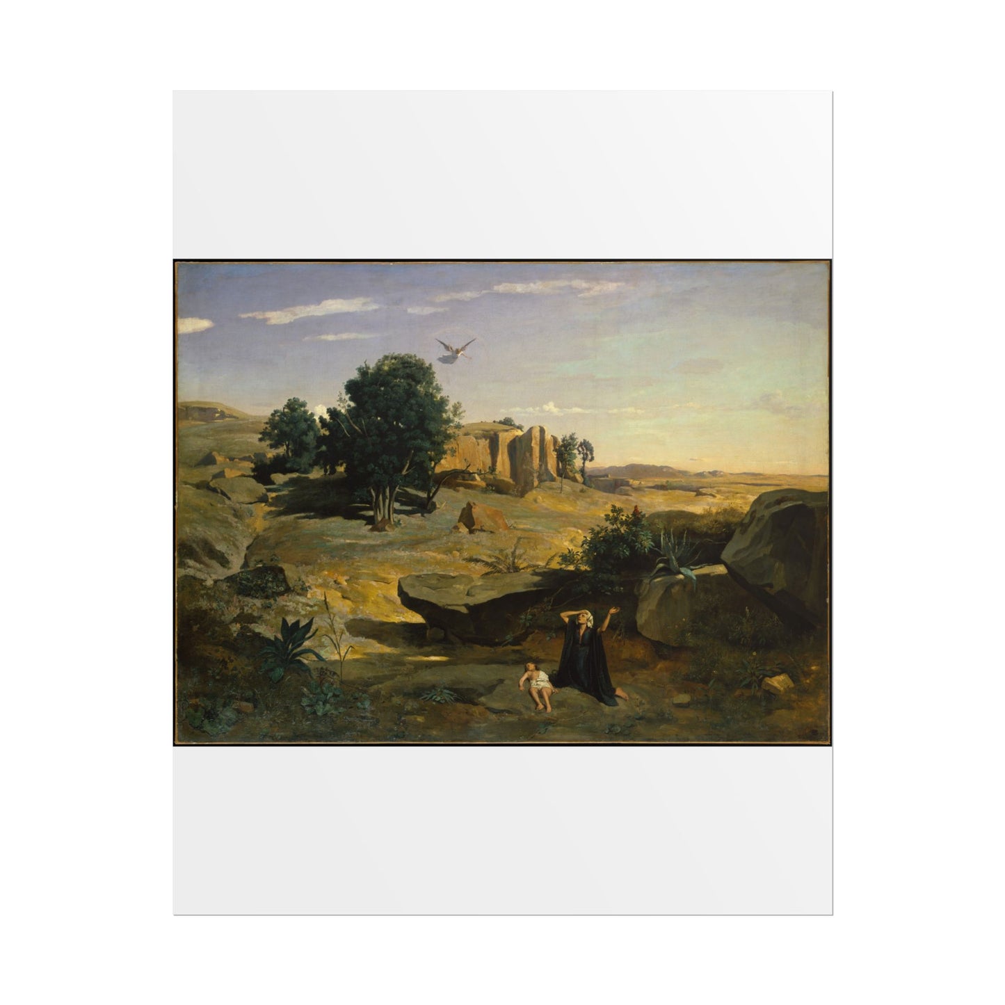 Hagar in the Wilderness - Camille Corot