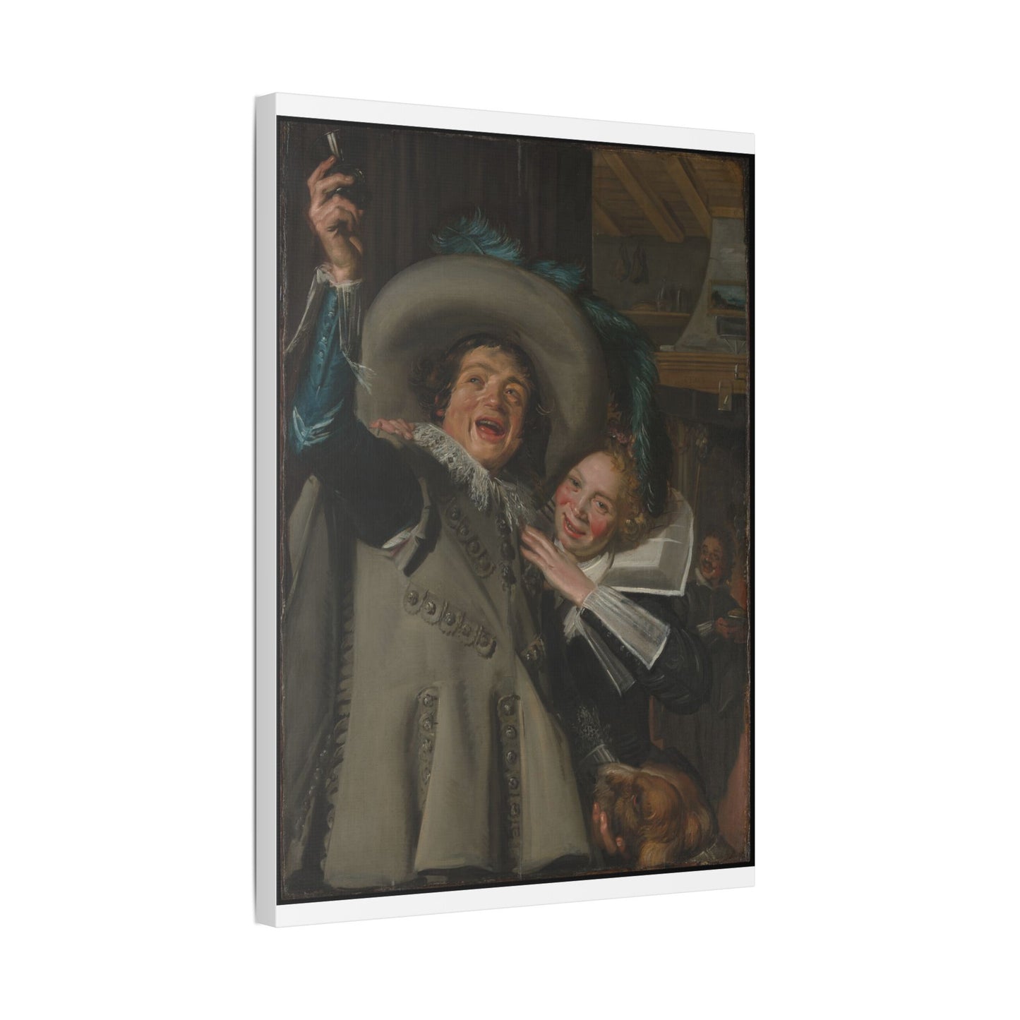 Young Man and Woman in an Inn - Frans Hals