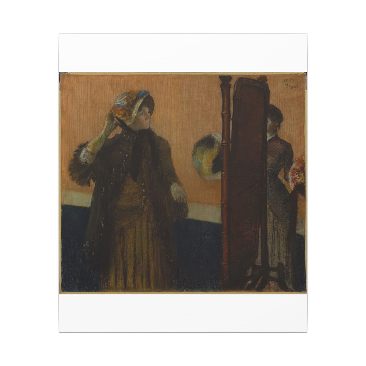 At the Milliner's - Edgar Degas