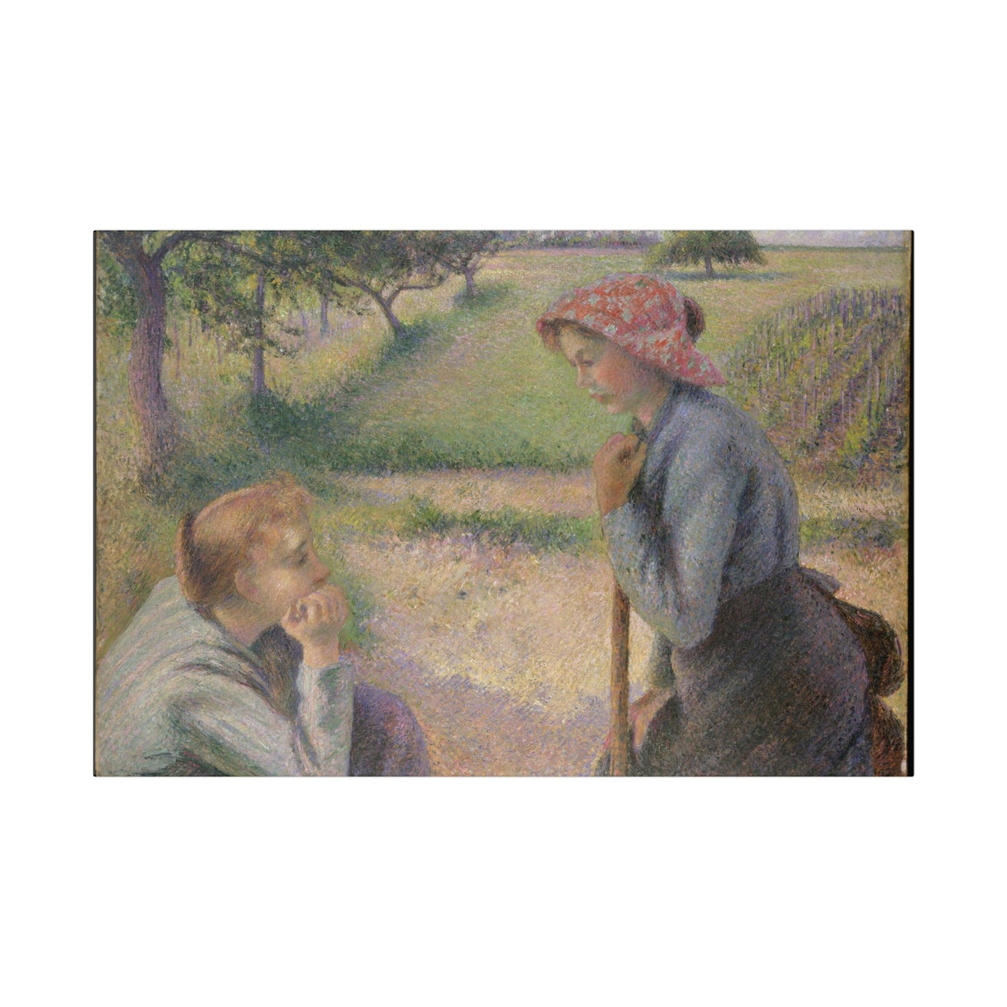 Two Young Peasant Women - Camille Pissarro