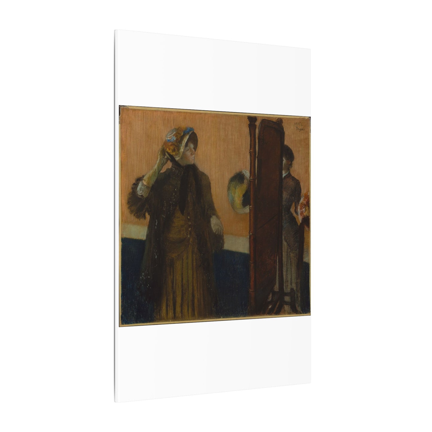 At the Milliner's - Edgar Degas