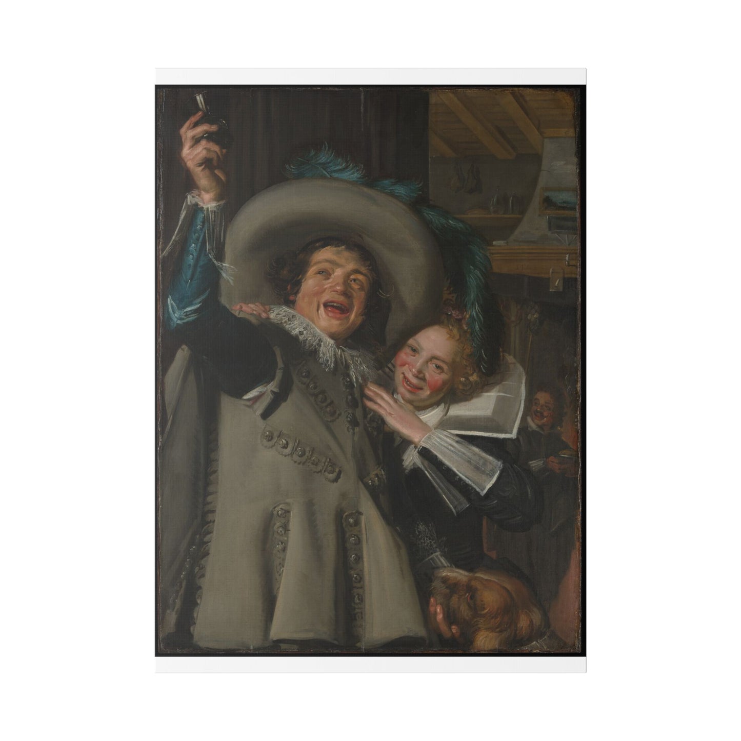 Young Man and Woman in an Inn - Frans Hals