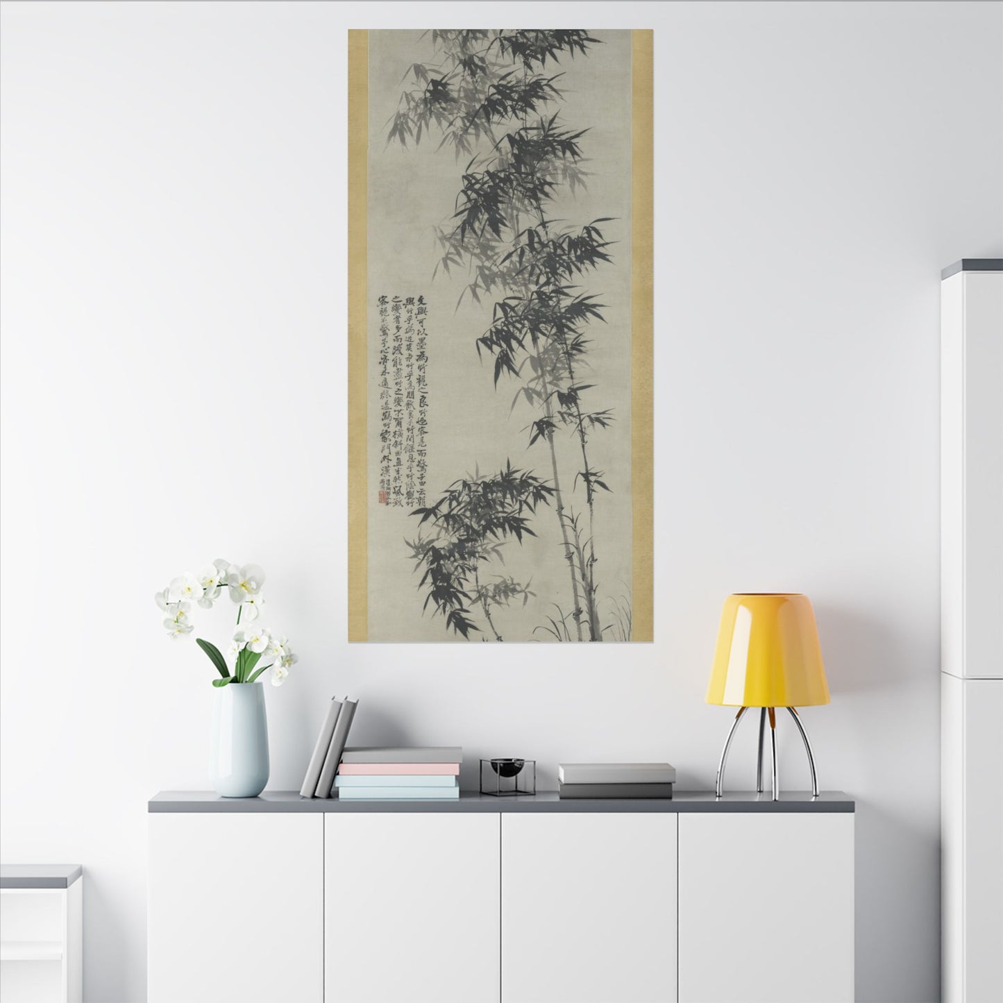 Bamboo in Wind and Rain - Shitao (Zhu Ruoji)