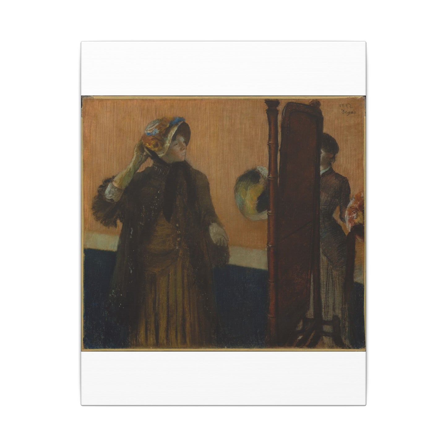 At the Milliner's - Edgar Degas