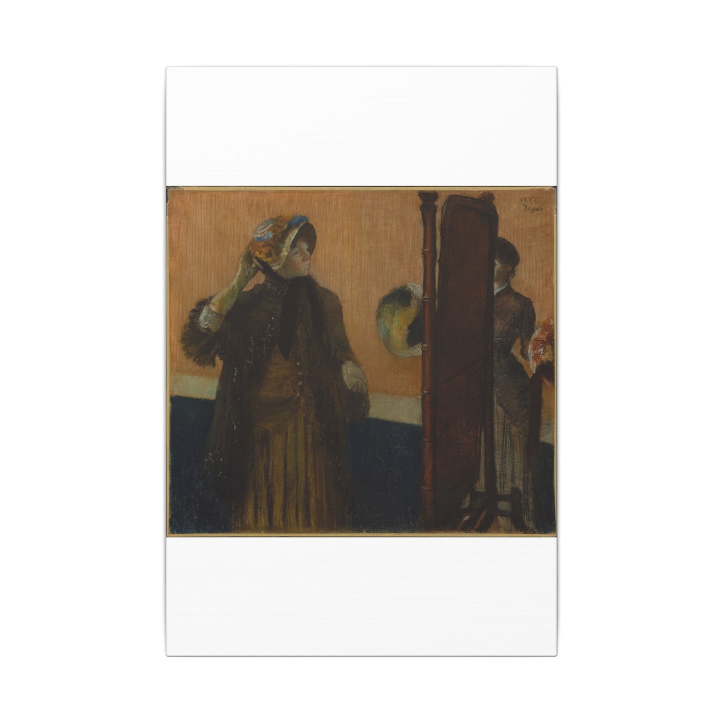 At the Milliner's - Edgar Degas