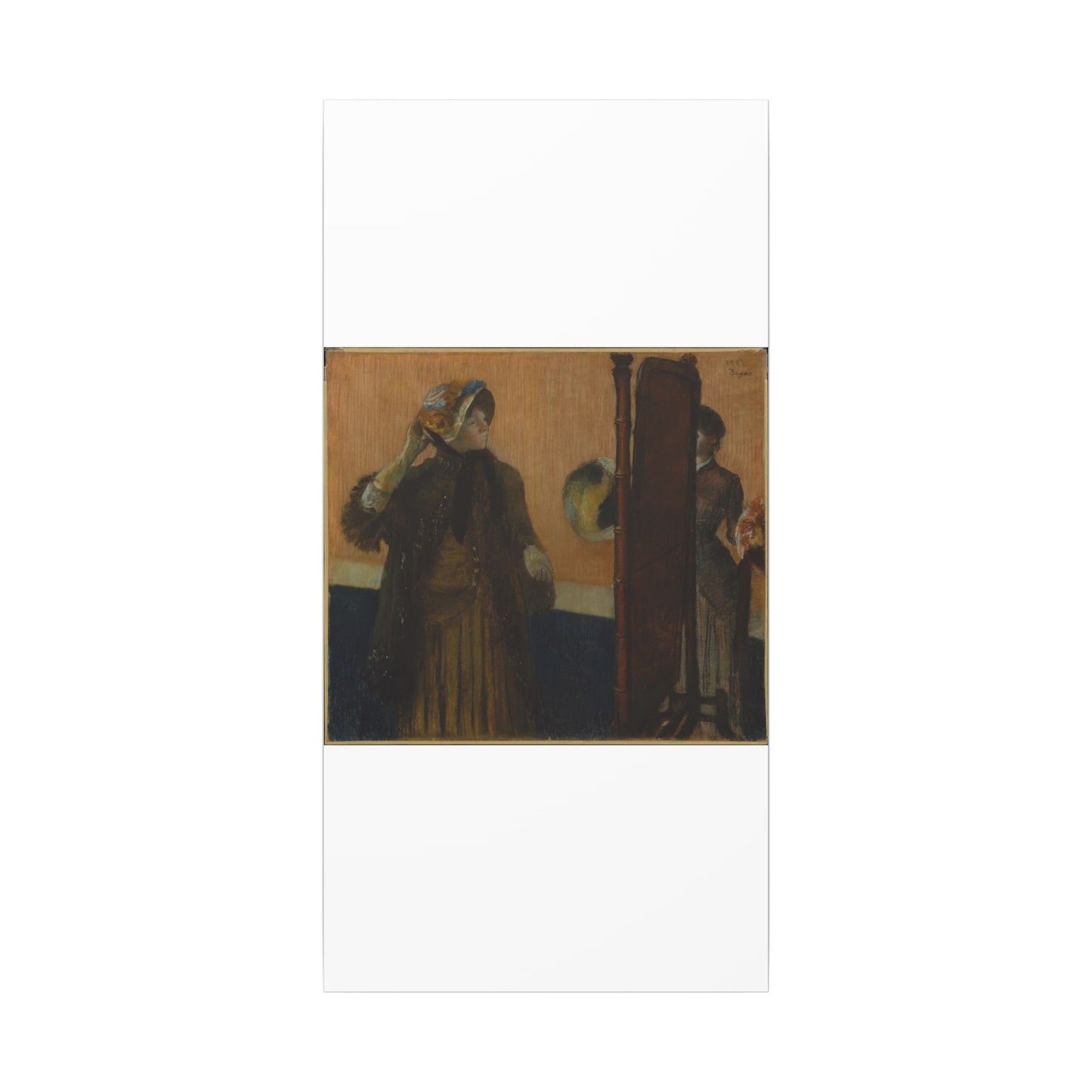 At the Milliner's - Edgar Degas