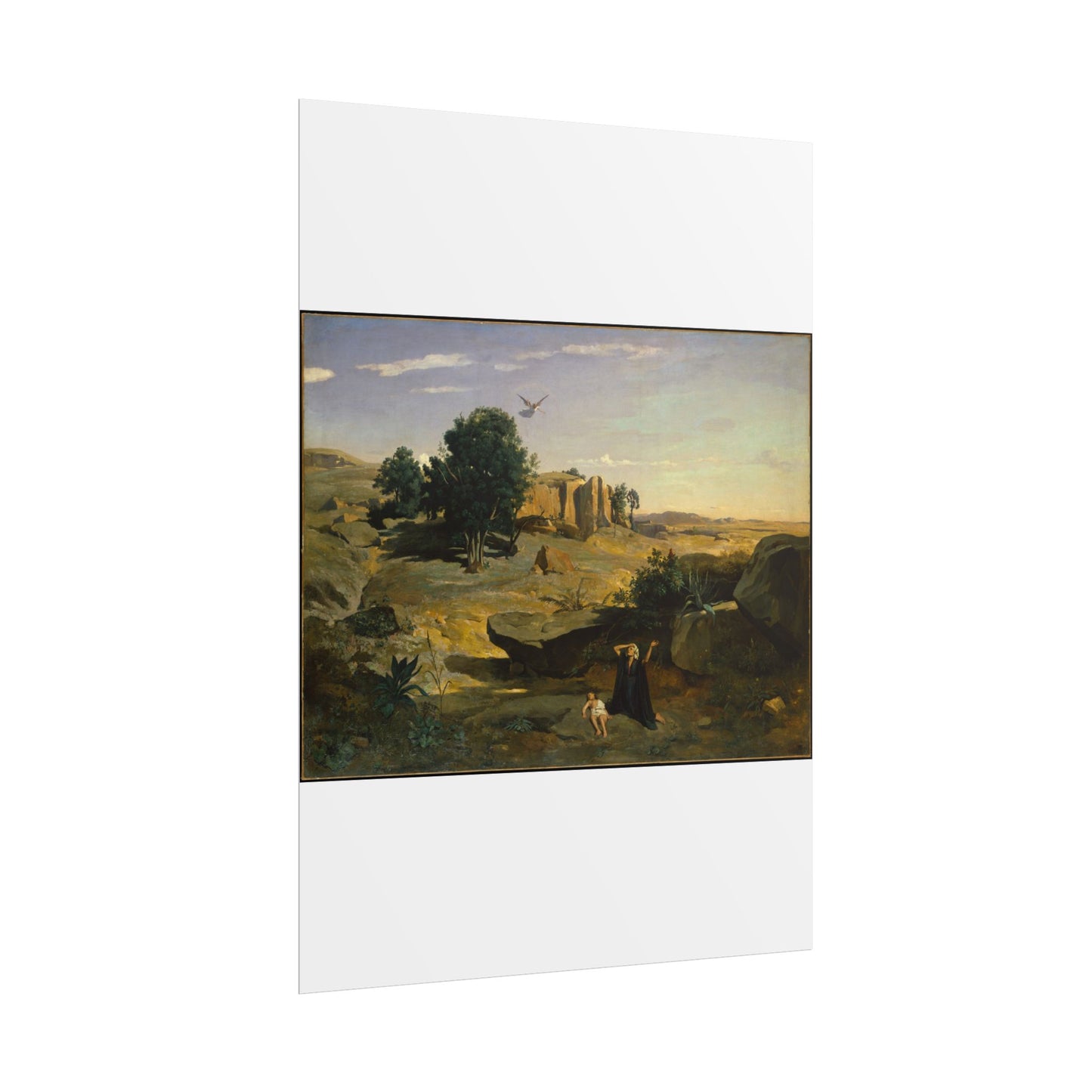 Hagar in the Wilderness - Camille Corot