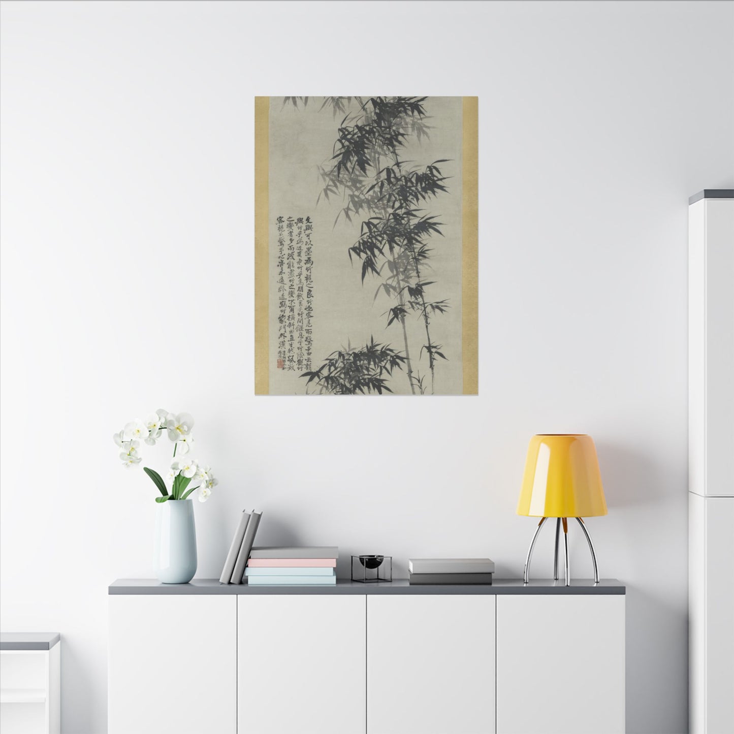 Bamboo in Wind and Rain - Shitao (Zhu Ruoji)
