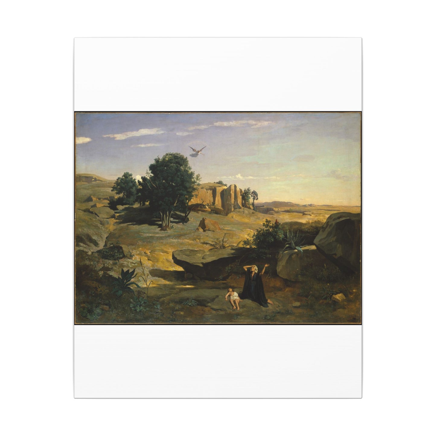 Hagar in the Wilderness - Camille Corot