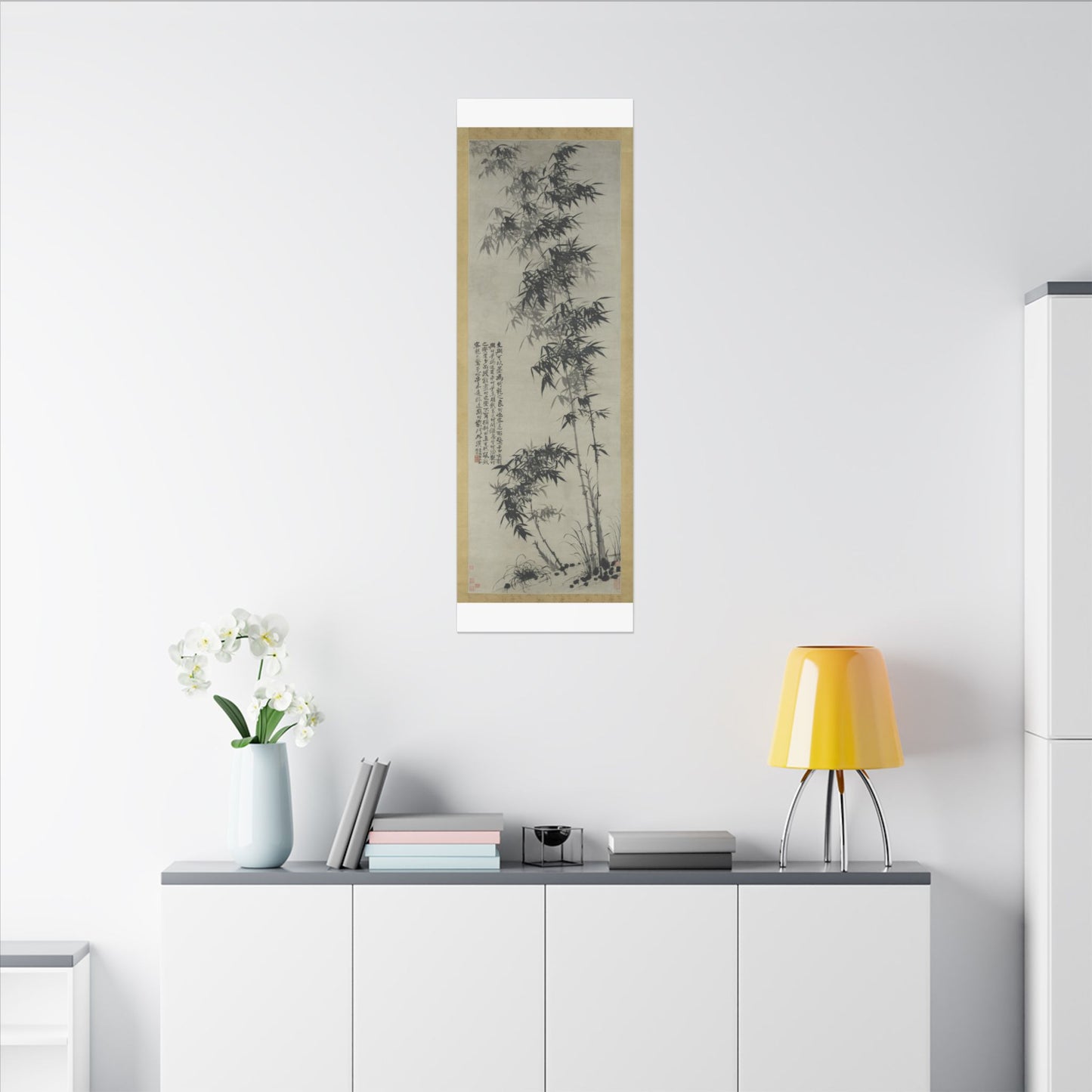 Bamboo in Wind and Rain - Shitao (Zhu Ruoji)