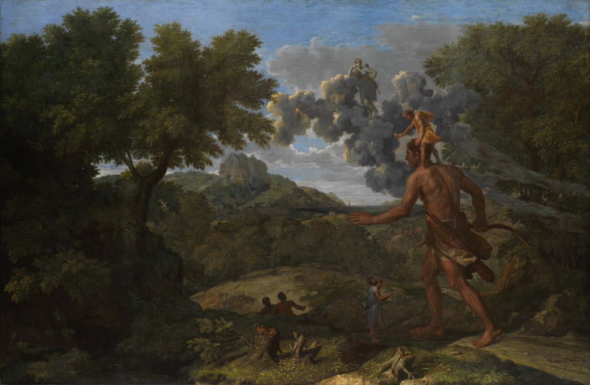 Blind Orion Searching for the Rising Sun - Nicolas Poussin