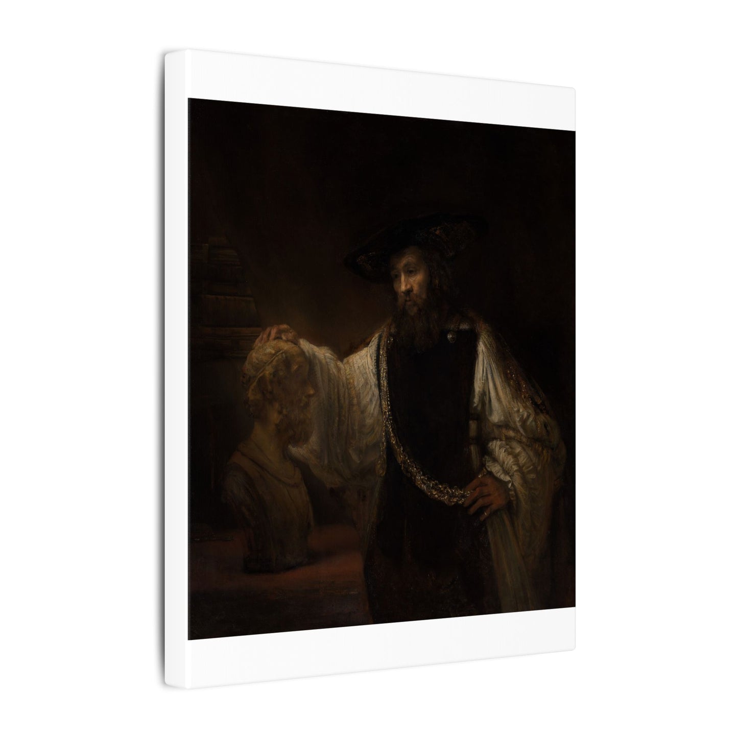 Aristotle with a Bust of Homer - Rembrandt van Rijn