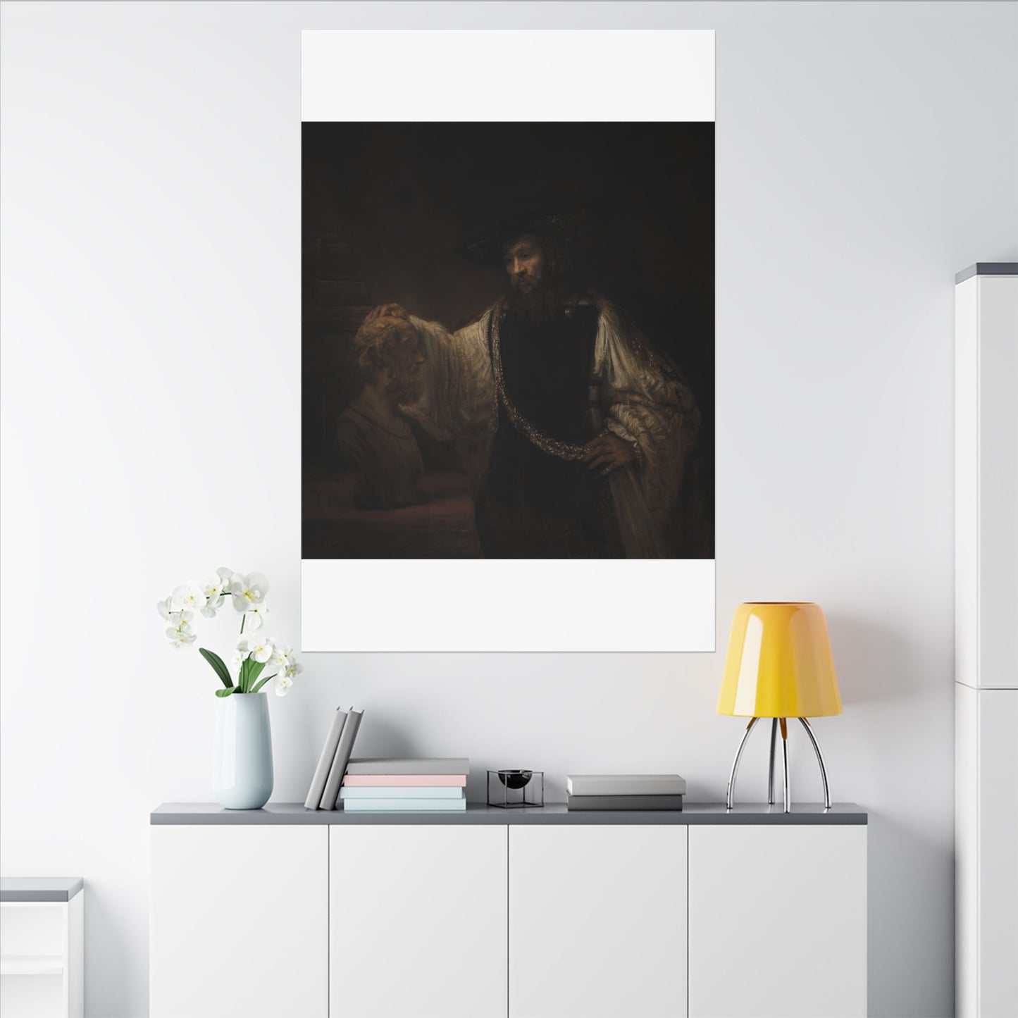 Aristotle with a Bust of Homer - Rembrandt van Rijn
