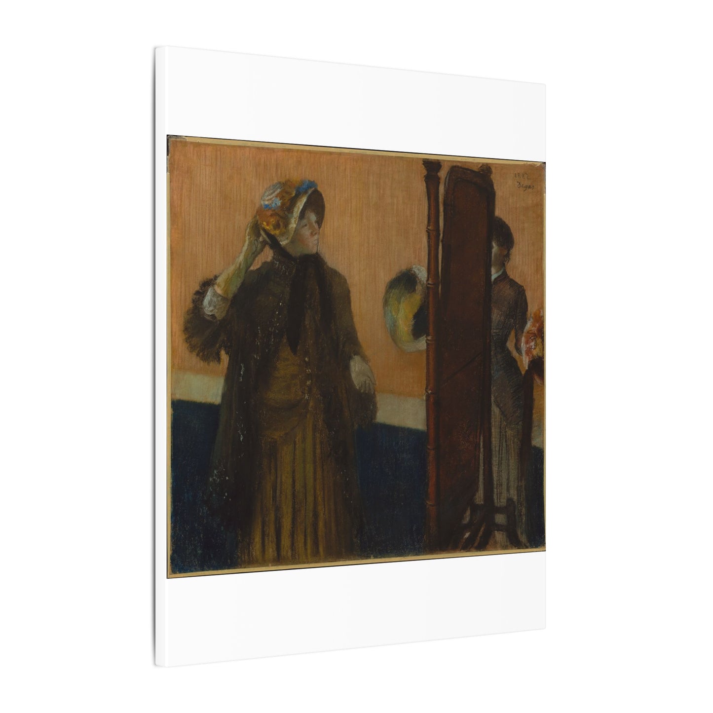 At the Milliner's - Edgar Degas