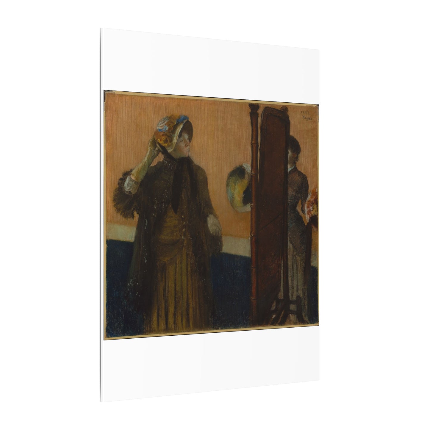 At the Milliner's - Edgar Degas