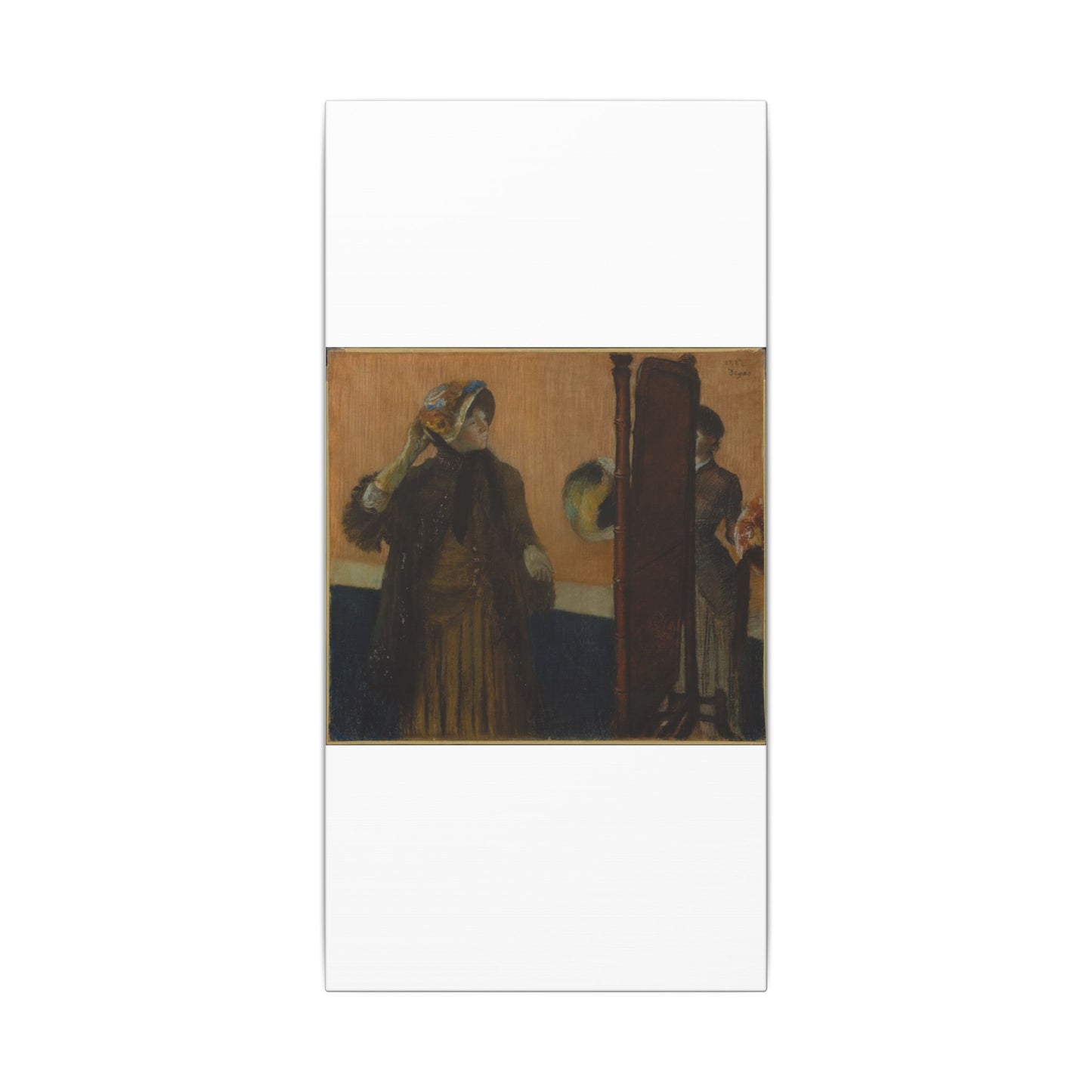 At the Milliner's - Edgar Degas