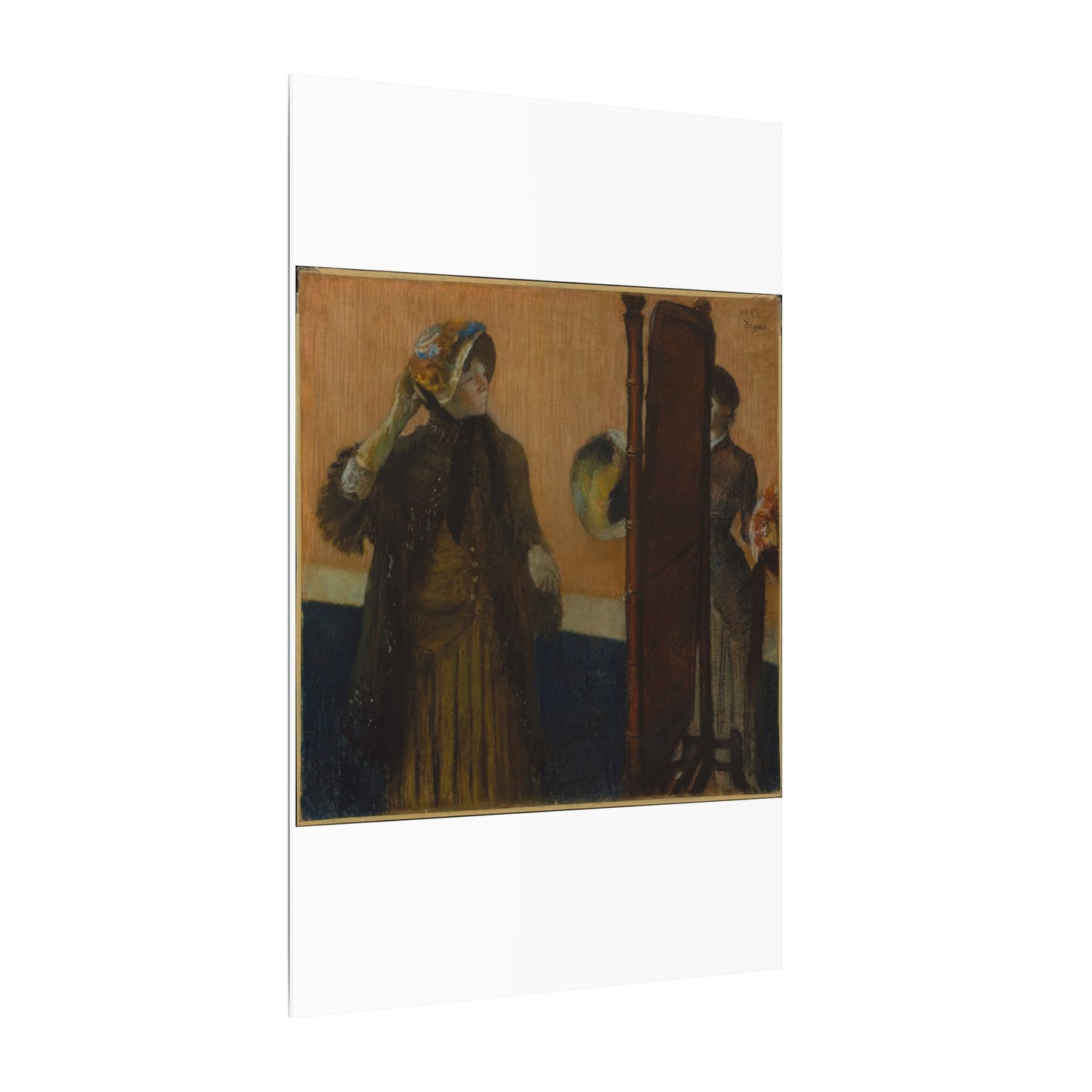 At the Milliner's - Edgar Degas