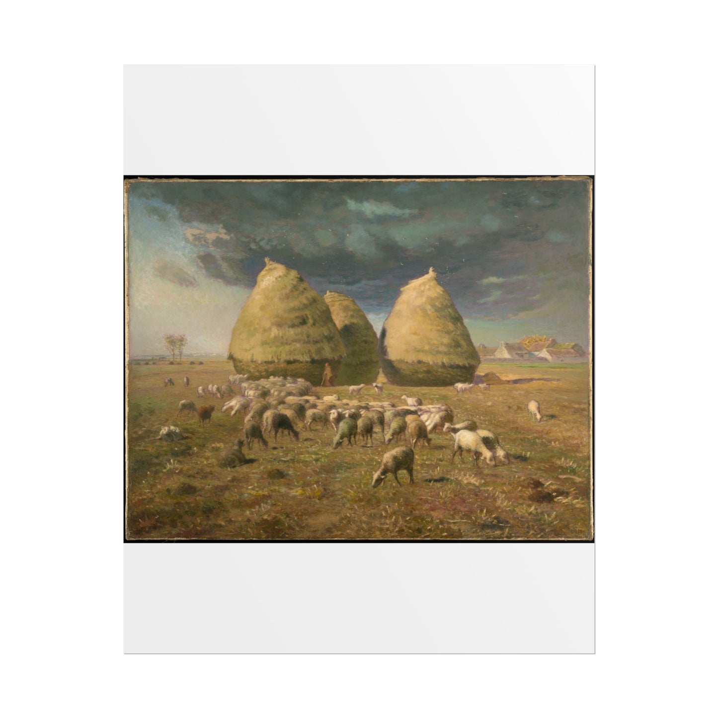 Haystacks: Autumn - Jean-François Millet