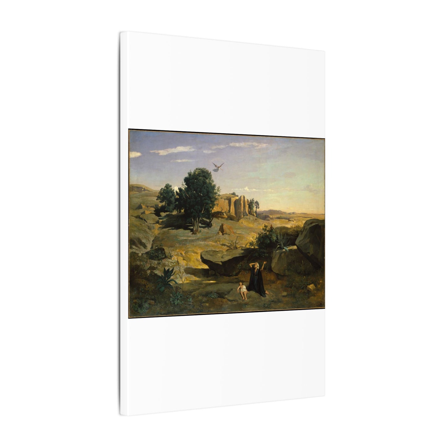 Hagar in the Wilderness - Camille Corot