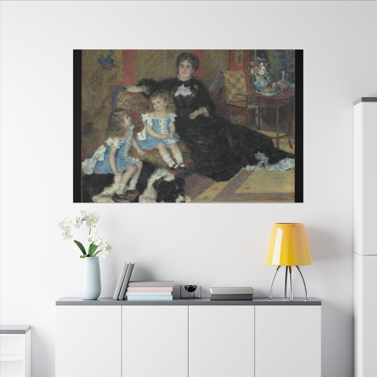 Madame Georges Charpentier (Marguerite-Louise Lemonnier, 1848–1904) and Her Children, Georgette-Berthe (1872–1945) and Paul-Emile-Charles (1875–1895)